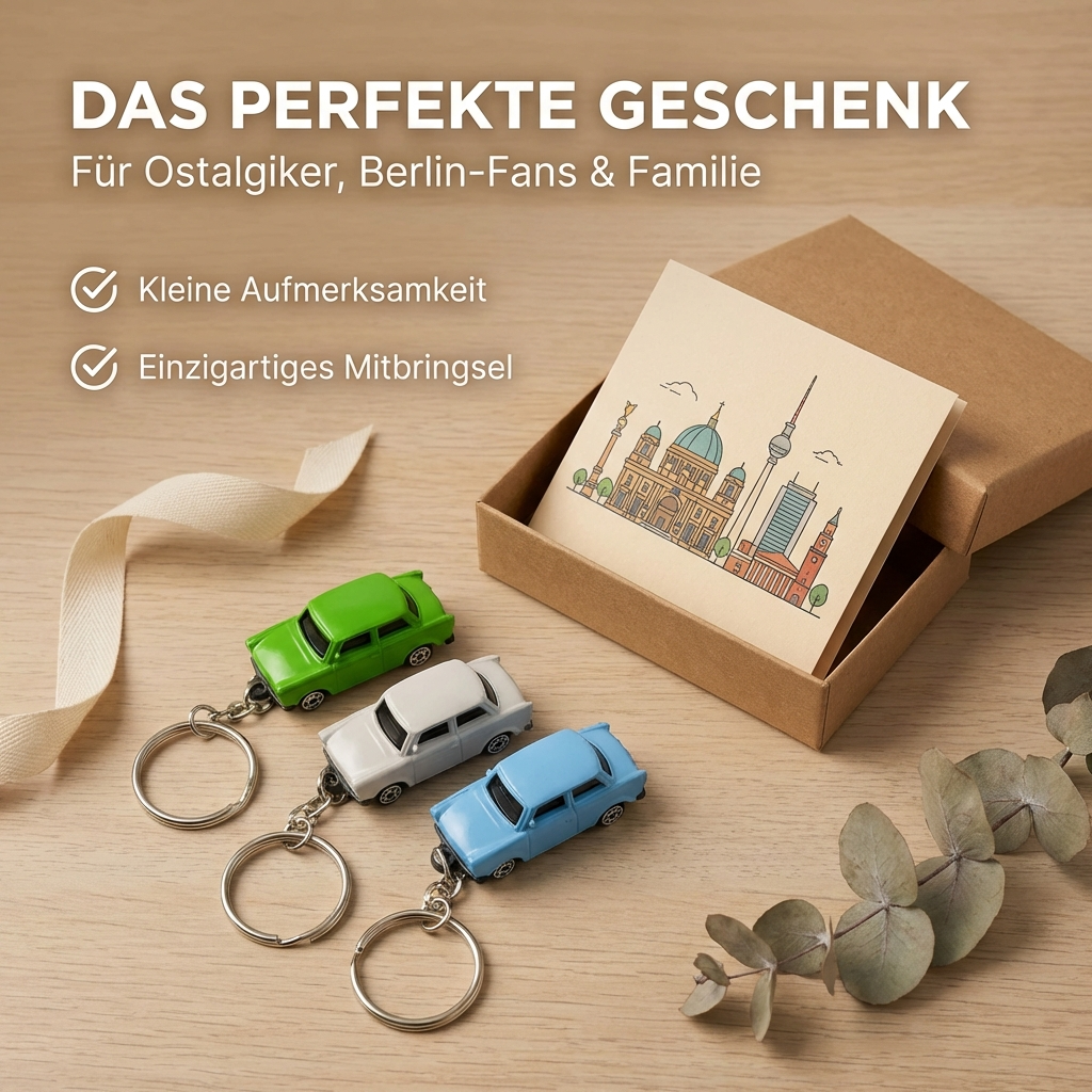 Witziger Trabant-Schlüsselanhänger für die Tasche