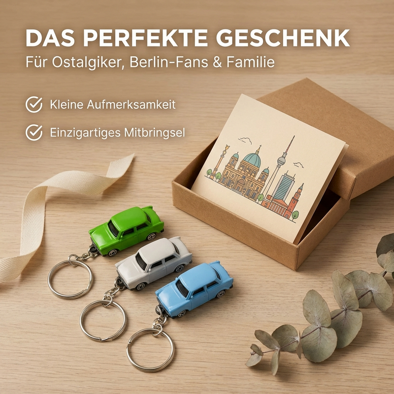 Witziger Trabant-Schlüsselanhänger für die Tasche