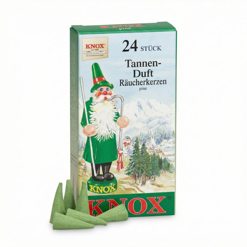 Knox Räucherkerzen mit Tannenduft - 24 Stück