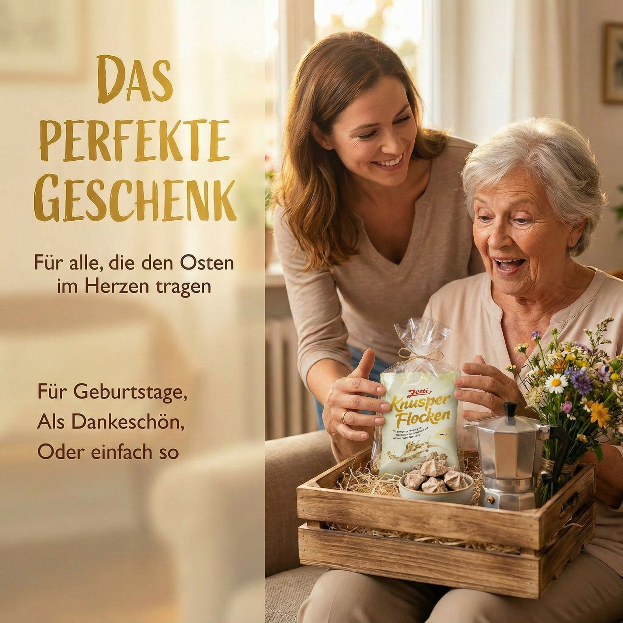 Zetti Knusperflocken weiße Schokolade mit Roggenknäckebrot 120g