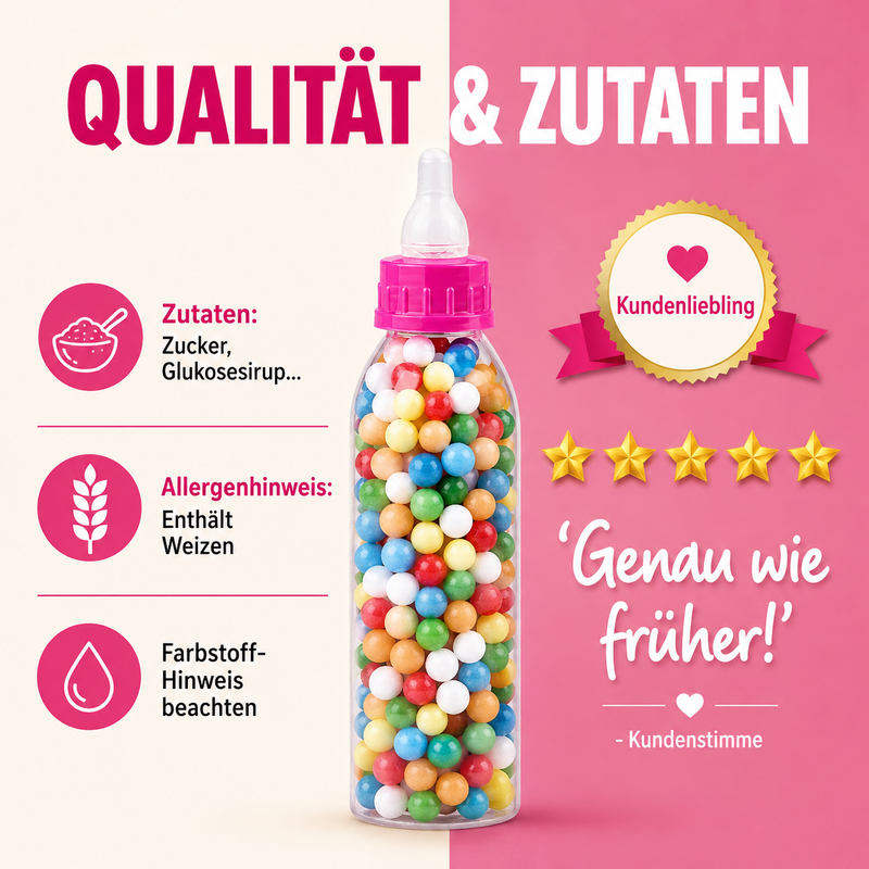 5x Liebesperlen im Babyfläschen 70g