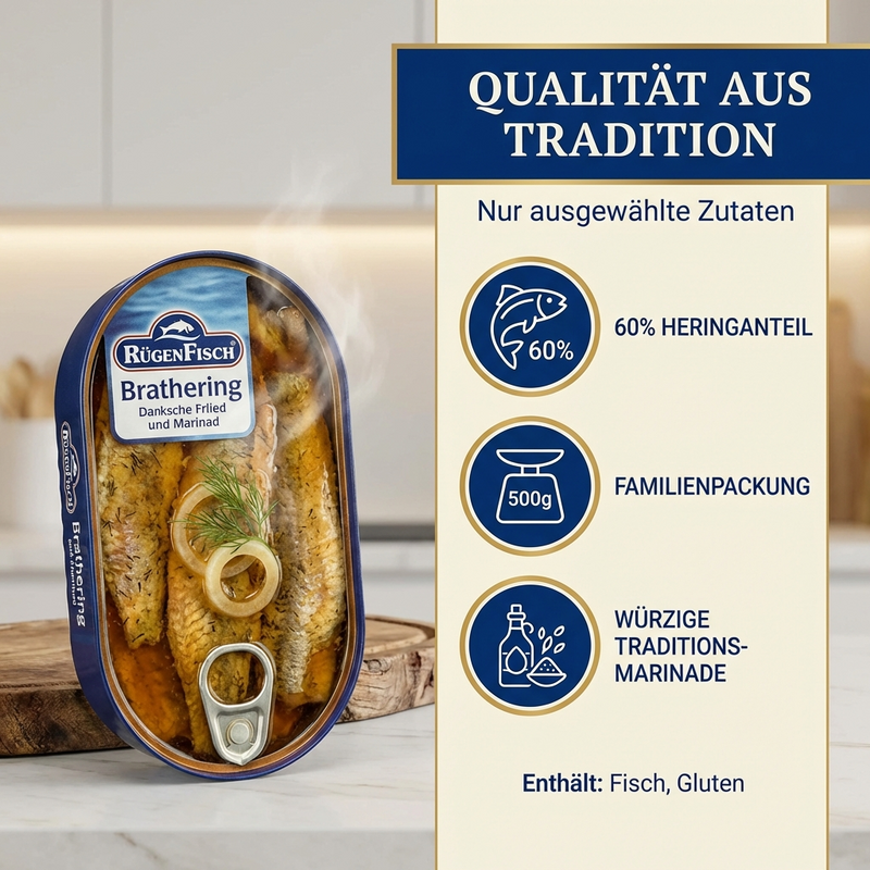 frag mutti stollen aufbewahren RügenFisch Bratheringe in würziger Marinade 500 g