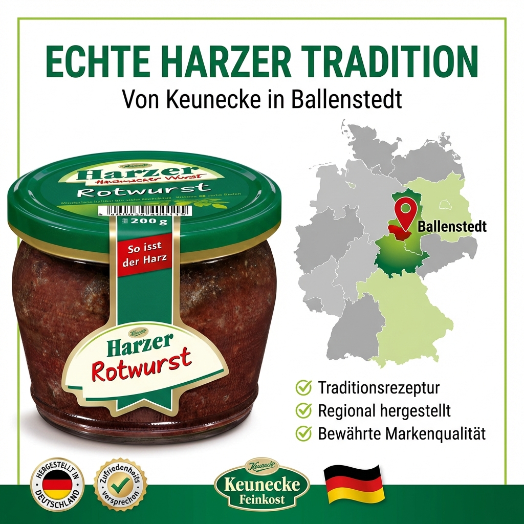 Keunecke Harzer Rotwurst, 200g