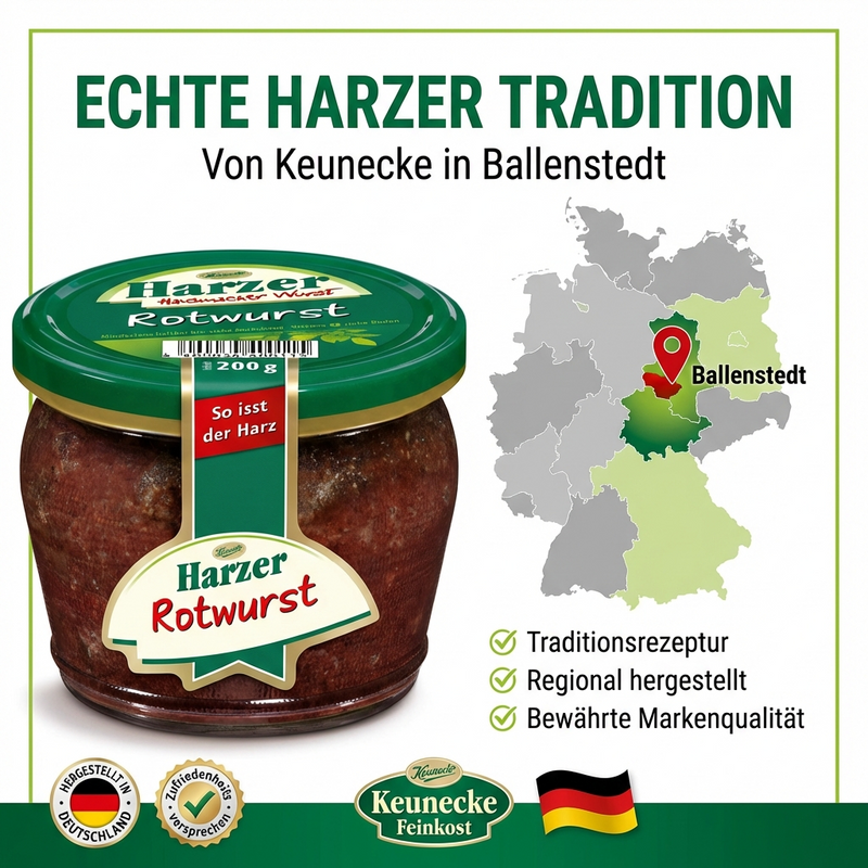 Keunecke Harzer Rotwurst, 200g