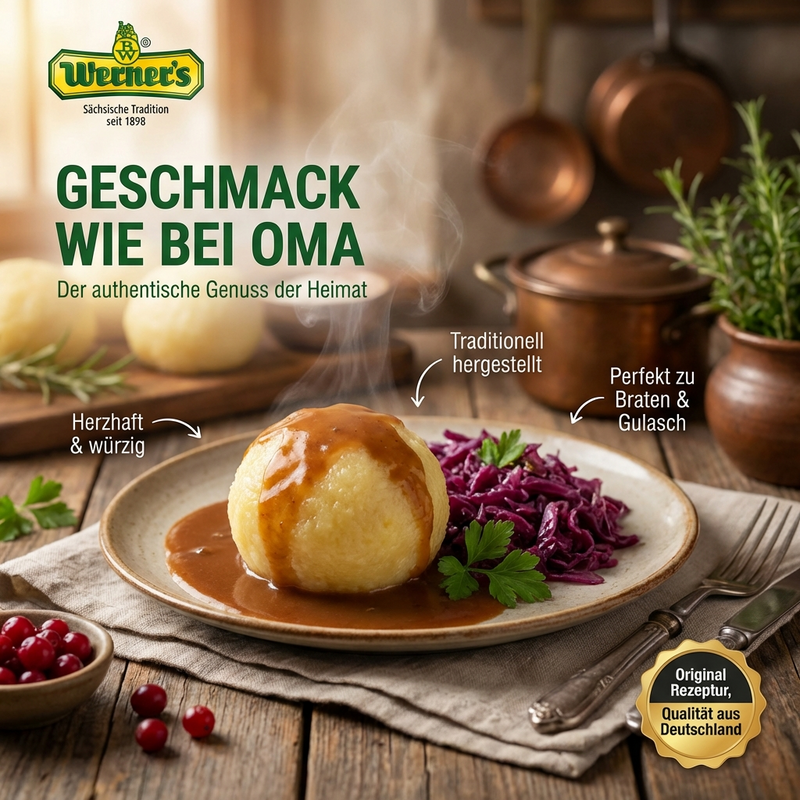 Werner Rohe Klöße aus Kartoffeln - 6 Stück im Beutel