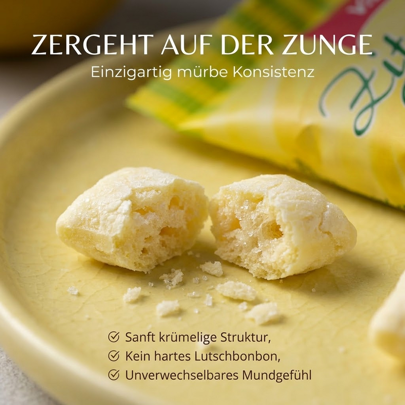 Viba Zitronen Kissen 90g, mürbe & fruchtiger Zitronengeschmack