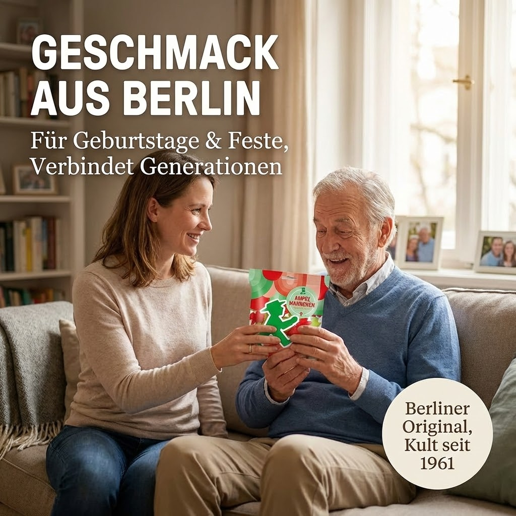 20x Ampelmann Fruchtgummis / Haribo Gummibärchen à 160g Kirsche & Waldmeister