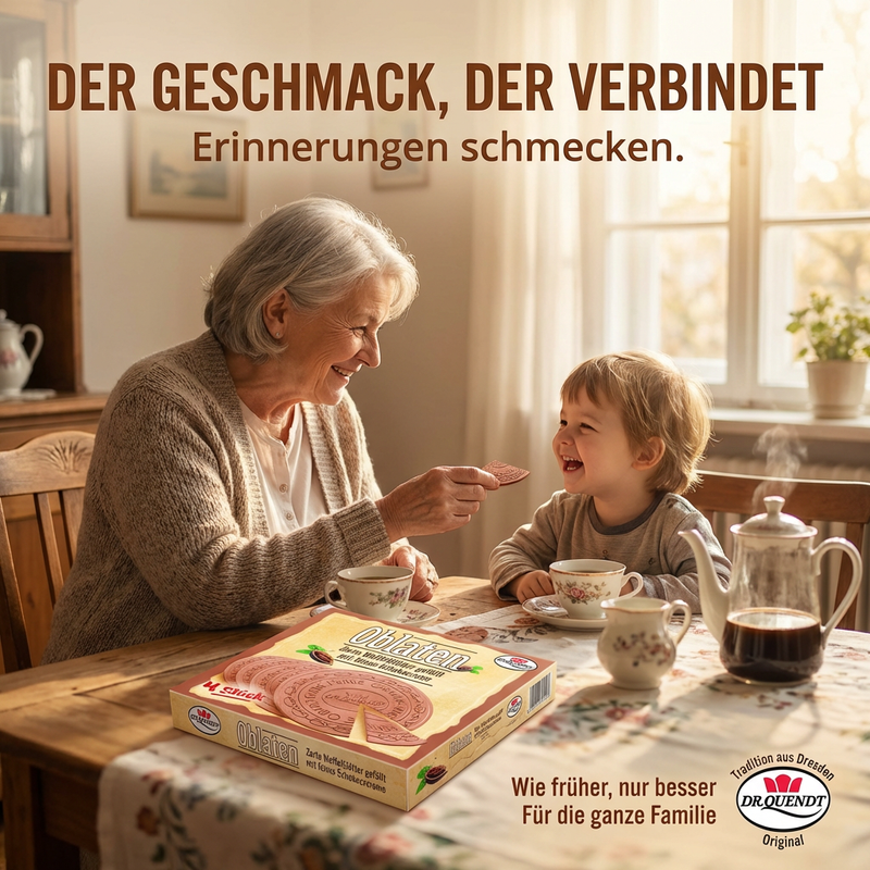 Dr. Quendt Oblaten Schokocreme, 150g