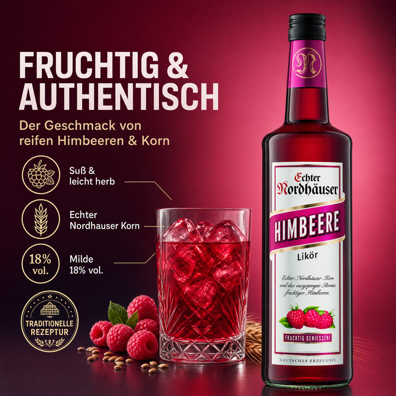 Echter Nordhäuser Himbeere, 0,7l