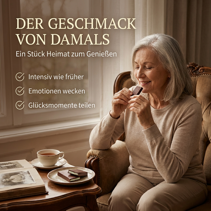 Pfefferminz Creme-Schokolade mit natürlichem Pfefferminzöl - Zartbitterschokolade - von Böhme 100g