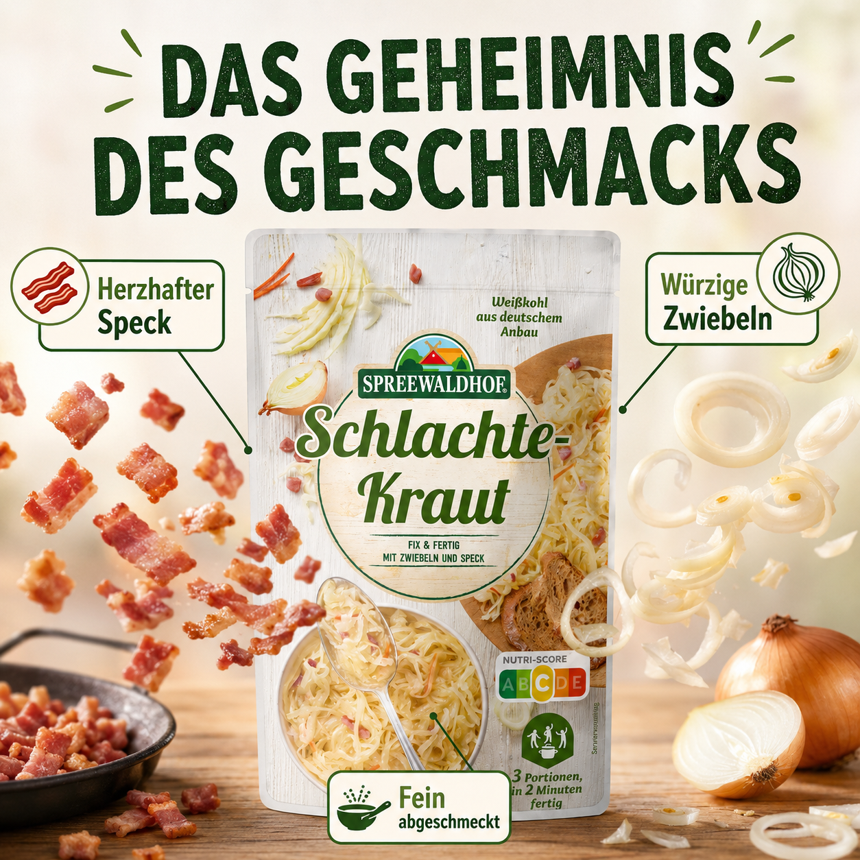 Schlachtekraut Fix & Fertig 400g Spreewaldhof Weißkohl