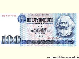 100 Mark DDR Geldschein Banknote original