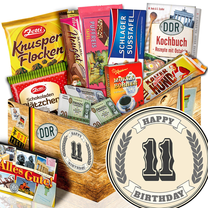 11 Zahl - Geschenkset Ostpaket "Schokoladenbox M" - Ossiladen I Ostprodukte Versand