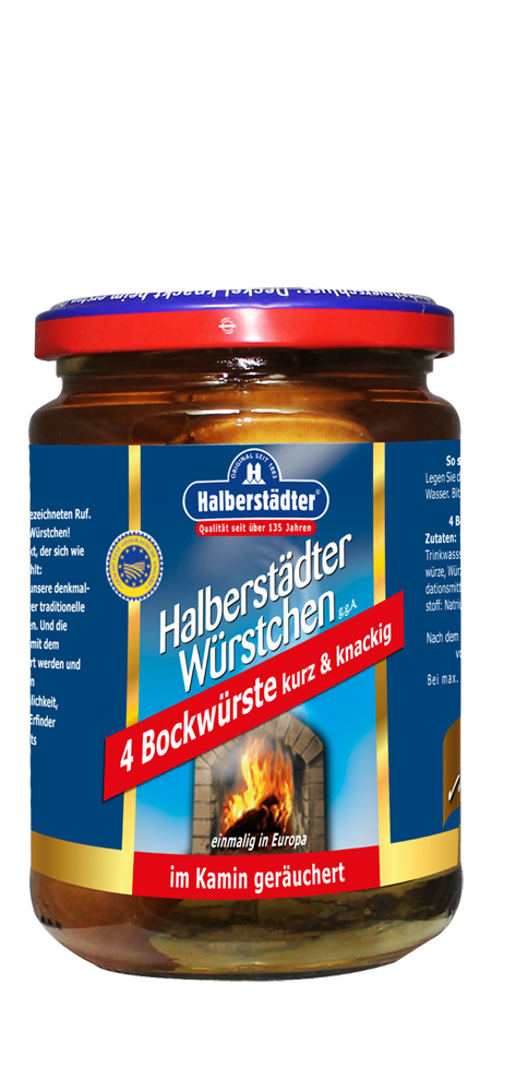 Halberstädter Kurz & Knackig i.z.Naturd. - 4St. Glas, 200g.