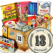 13 Zahl - Geschenkset Ostpaket "Schokoladenbox M" - Ossiladen I Ostprodukte Versand
