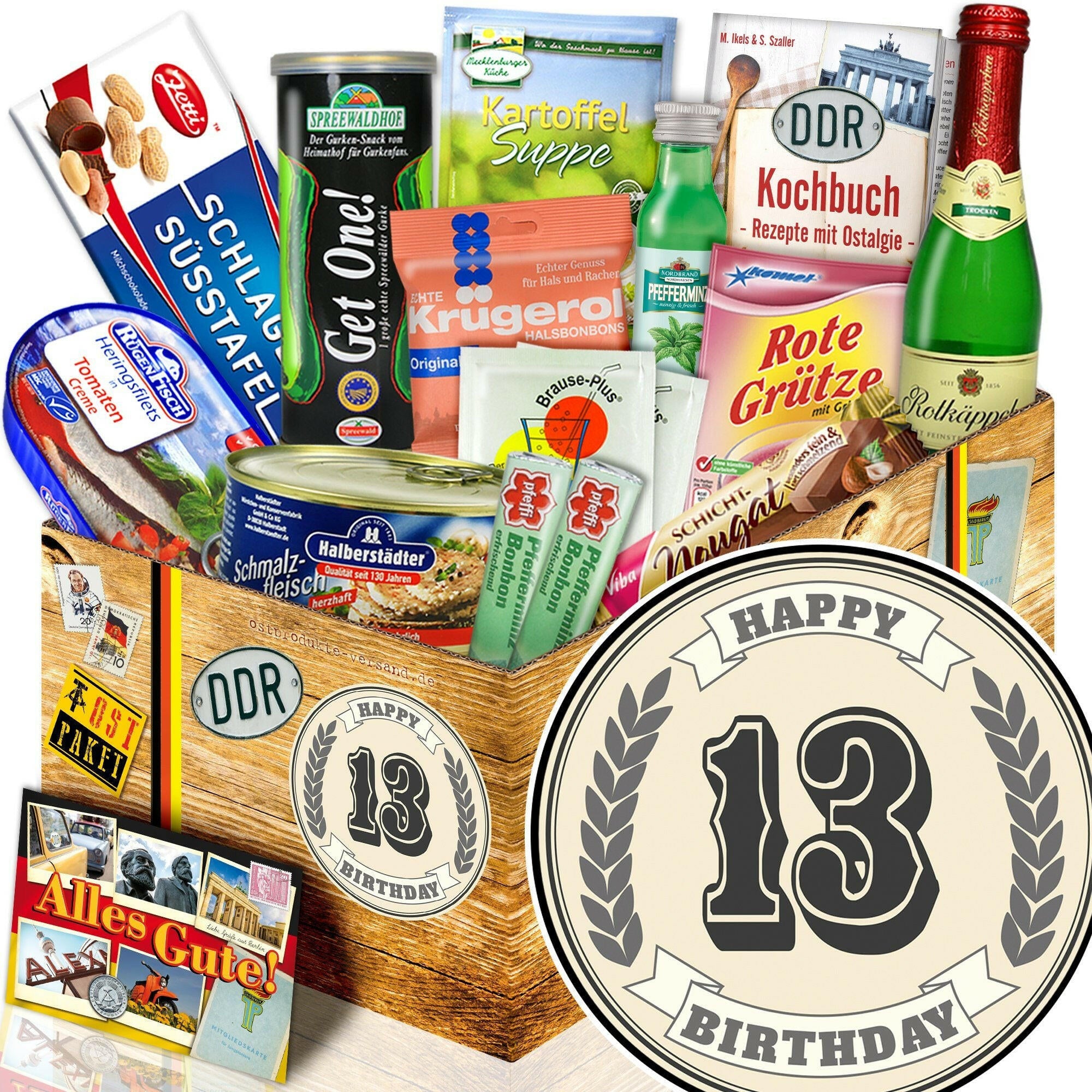 13 Zahl - Spezialitäten Set M - Ossiladen I Ostprodukte Versand