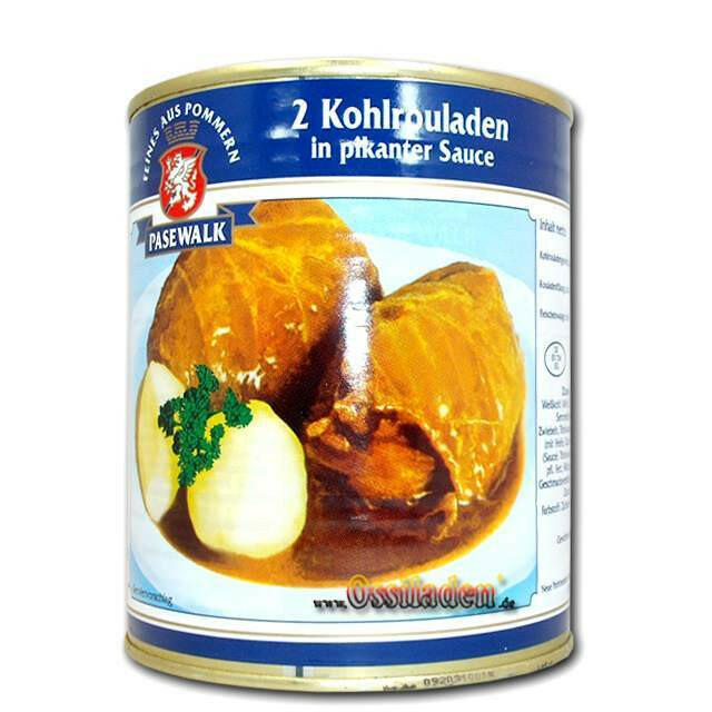 2 Kohlrouladen in pikanter Sauce (Pasewalk)