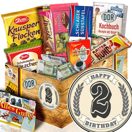 2 Zahl - Geschenkset Ostpaket "Schokoladenbox M" - Ossiladen I Ostprodukte Versand