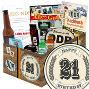 21 Zahl - Geschenkset Ostpaket "Männer Box" - Ossiladen I Ostprodukte Versand
