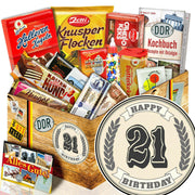 21 Zahl - Süßigkeiten Set DDR L - Ossiladen I Ostprodukte Versand
