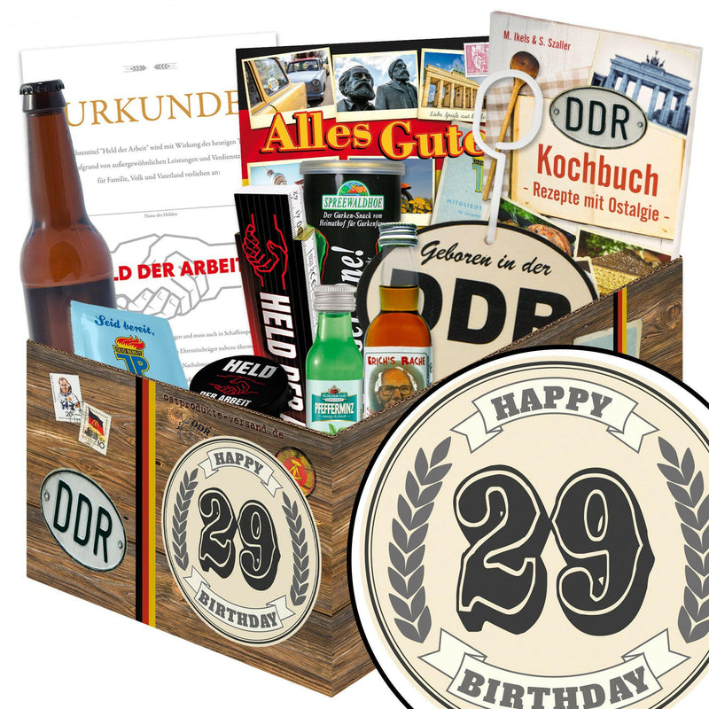 29 Zahl - Geschenkset Ostpaket "Männer Box" - Ossiladen I Ostprodukte Versand