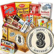 3 Zahl - Süßigkeiten Set DDR L - Ossiladen I Ostprodukte Versand