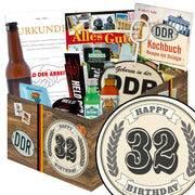 32 Zahl - Geschenkset Ostpaket "Männer Box" - Ossiladen I Ostprodukte Versand