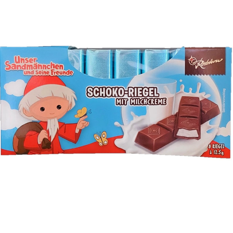 Rotstern Sandmann Schoko-Riegel mit Milchcreme 100g - Ossiladen I Ostprodukte Versand