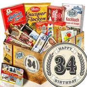34 Zahl - Süßigkeiten Set DDR L - Ossiladen I Ostprodukte Versand