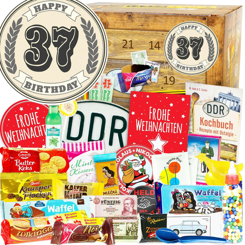 37 Zahl - DDR Adventskalender - Ossiladen I Ostprodukte Versand