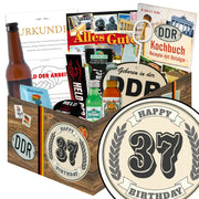 37 Zahl - Geschenkset Ostpaket "Männer Box" - Ossiladen I Ostprodukte Versand