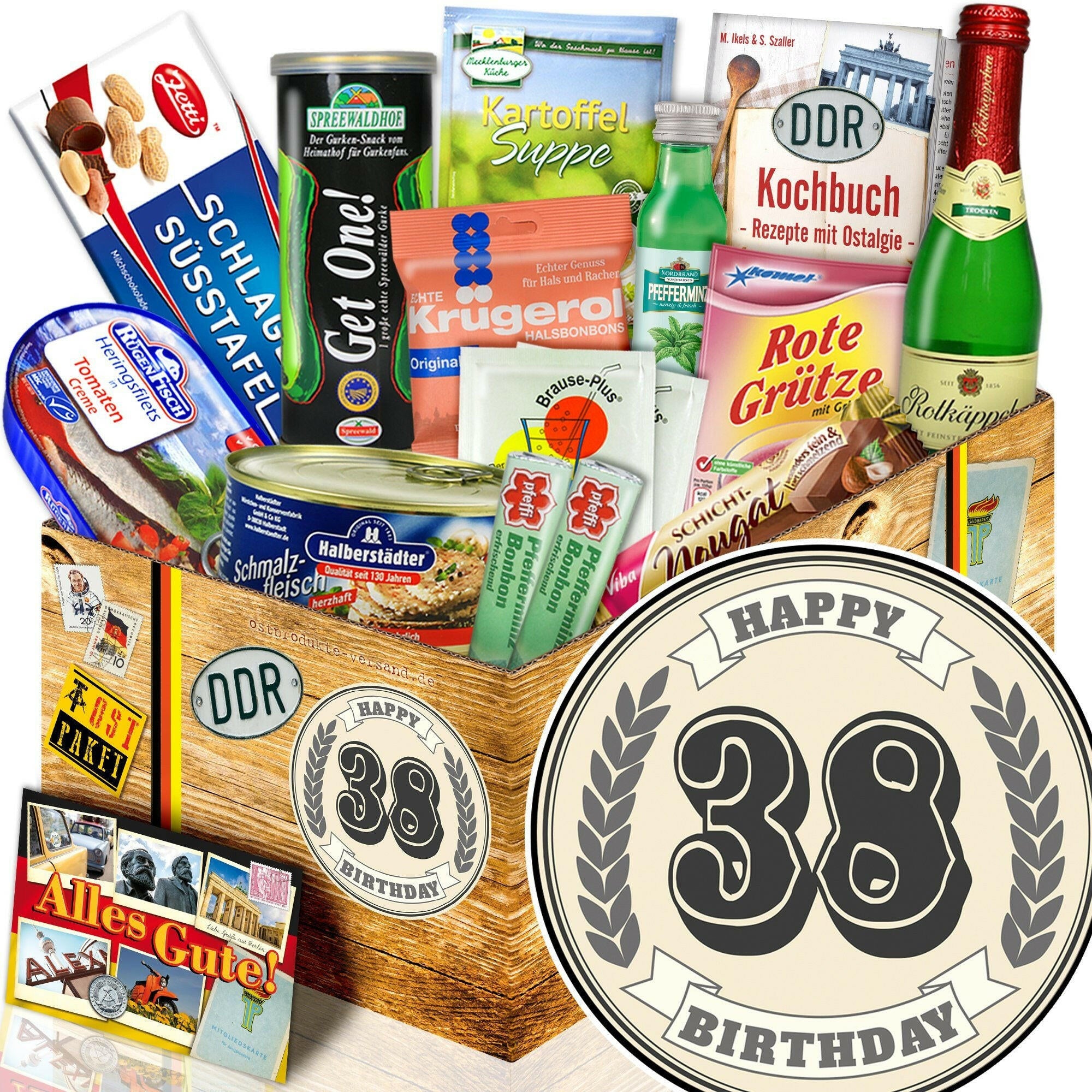 38 Zahl - Spezialitäten Set M - Ossiladen I Ostprodukte Versand