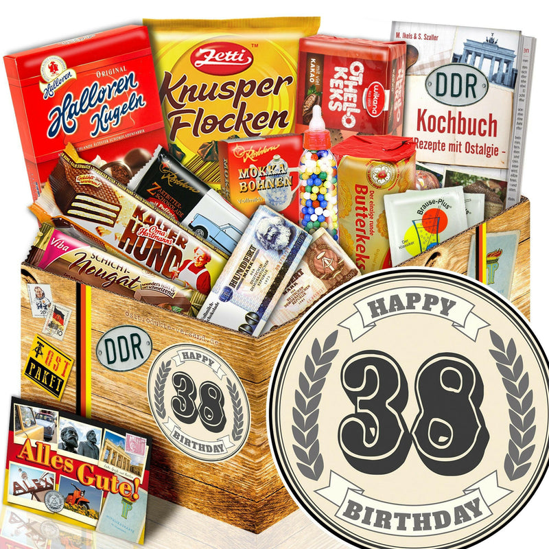 38 Zahl - Süßigkeiten Set DDR L - Ossiladen I Ostprodukte Versand