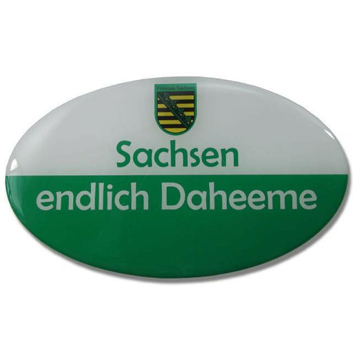 3D Aufkleber - endlich Daheeme