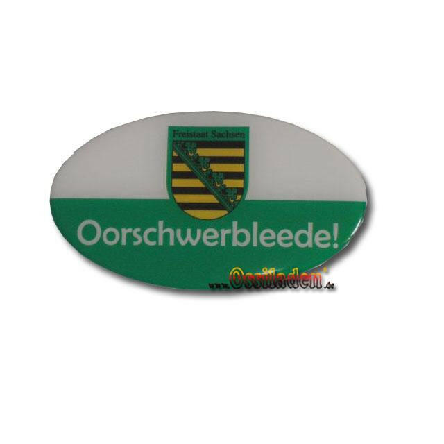 3D Aufkleber - Oorschwerbleede!