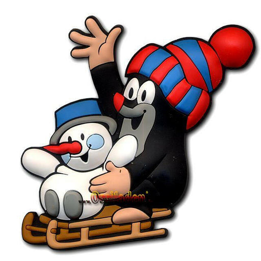 3D Magnet - Maulwurf im Winter