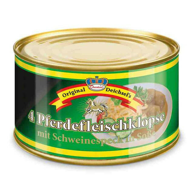 4 Pferdefleischklopse 400g ( Deichsels )