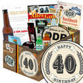 40. Geburtstag - Geschenkset Ostpaket "Männer Box" - Ossiladen I Ostprodukte Versand