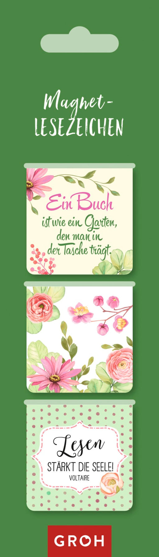 Magnetlesezeichen Ein Buch ist wie ein Garten, den man in der Tasche trägt. - Magnet