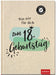 Von mir für dich zum 18. Geburtstag - Eintragbuch NB - 64 Seiten