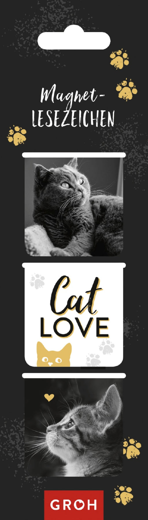 Magnetlesezeichen Cat love - Magnet