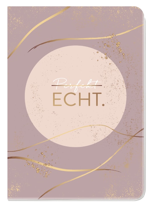 Buch: Notizheft Nicht perfekt, aber echt.
