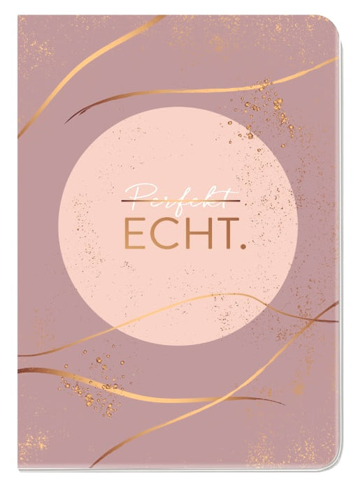 Buch: Notizheft Nicht perfekt, aber echt.