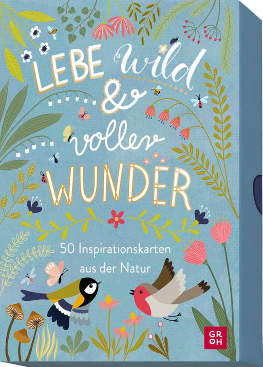 Lebe wild und voller Wunder - 50 Inspirationskarten aus der Natur - Non-Book in Umverpackung