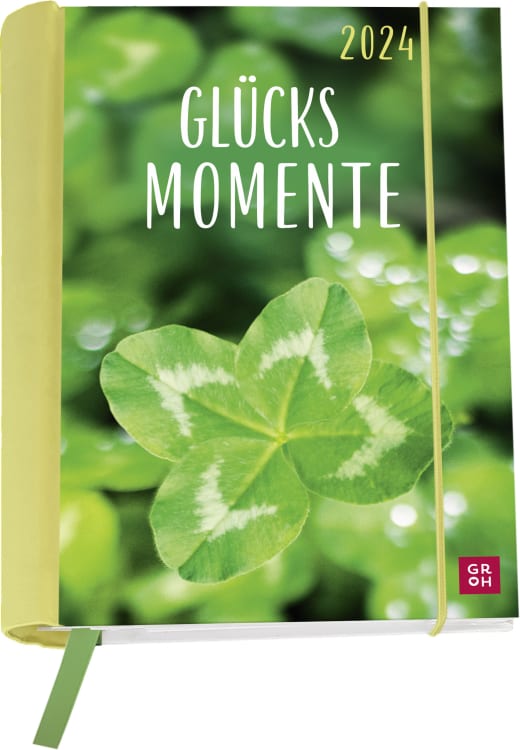 Glücksmomente 2024 - Buchkalender - 144 Seiten