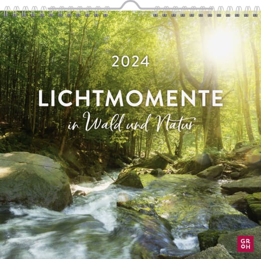 Lichtmomente in Wald und Natur 2024 - Wandkalender - 12 Seiten