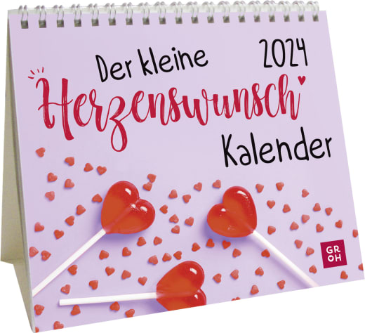 Der kleine Herzenswunschkalender 2024 - Kalender - 26 Seiten