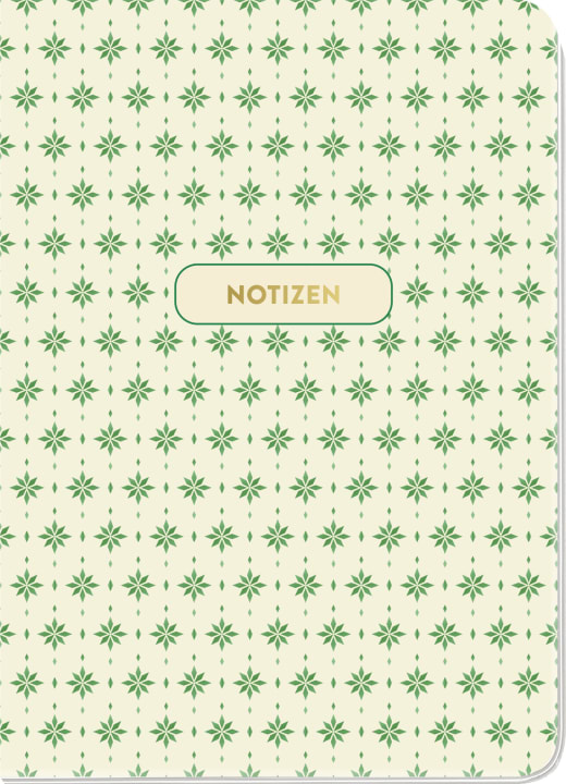 Notizheft Midsommar Sterne - Notizbuch NB - 48 Seiten