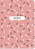 Notizheft Midsommar Blumen (rosa) - Notizbuch NB - 48 Seiten