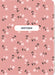 Notizheft Midsommar Blumen (rosa) - Notizbuch NB - 48 Seiten